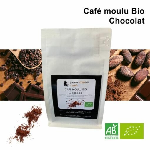 Cafés moulu Moka Bio Chocolat - Parenthese Café