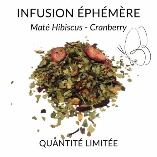 Infusion éphémère - Maté Hibiscus Cranberry - VDI Parenthese Café