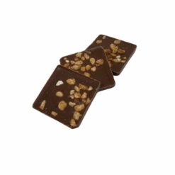 Les carrés Bio - Chocolat au Lait & Amandes Caramélisées