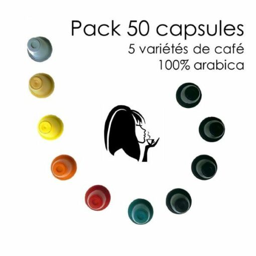 Pack découverte des capsules - 50 capsules arabica Parenthese Café